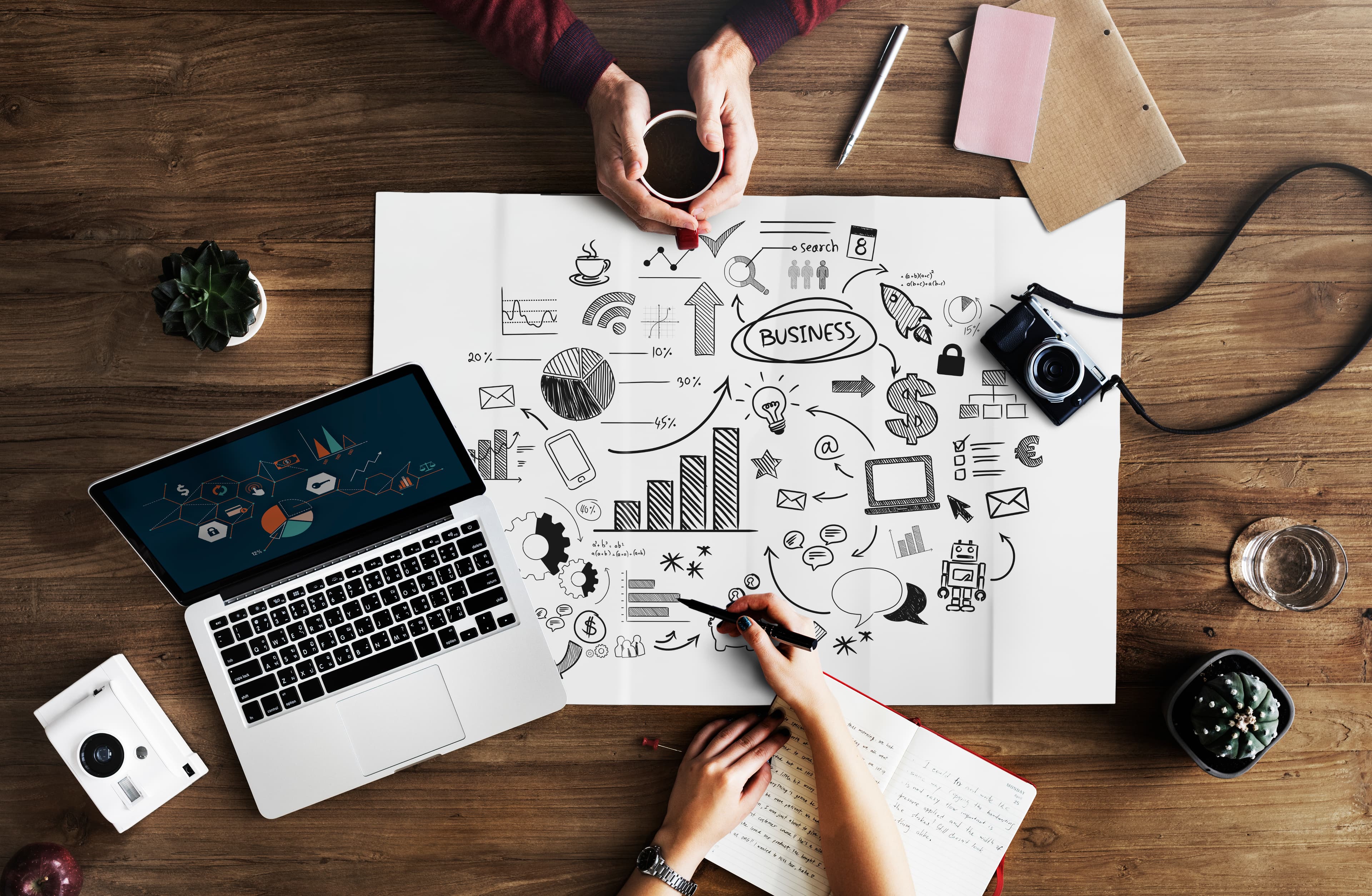 Designers collaborating on a creative product experience